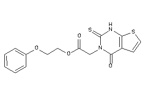 2-(4-keto-2-thioxo-1H-thieno[2,3-d]pyrimidin-3-yl)acetic Acid 2-phenoxyethyl Ester