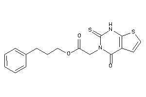 2-(4-keto-2-thioxo-1H-thieno[2,3-d]pyrimidin-3-yl)acetic Acid 3-phenylpropyl Ester