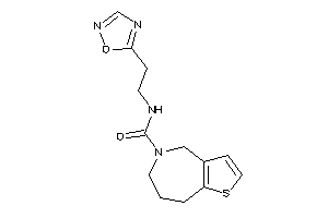 N-[2-(1,2,4-oxadiazol-5-yl)ethyl]-4,6,7,8-tetrahydrothieno[3,2-c]azepine-5-carboxamide