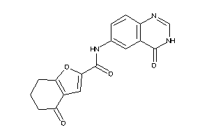 4-keto-N-(4-keto-3H-quinazolin-6-yl)-6,7-dihydro-5H-benzofuran-2-carboxamide