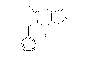 3-(isoxazol-4-ylmethyl)-2-thioxo-1H-thieno[2,3-d]pyrimidin-4-one