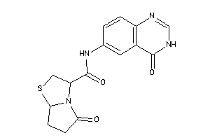 5-keto-N-(4-keto-3H-quinazolin-6-yl)-3,6,7,7a-tetrahydro-2H-pyrrolo[2,1-b]thiazole-3-carboxamide