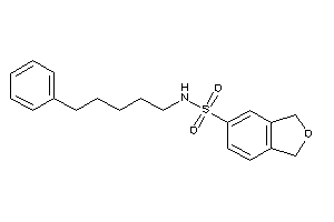 N-(5-phenylpentyl)phthalan-5-sulfonamide