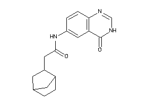 N-(4-keto-3H-quinazolin-6-yl)-2-(2-norbornyl)acetamide