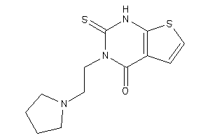 3-(2-pyrrolidinoethyl)-2-thioxo-1H-thieno[2,3-d]pyrimidin-4-one