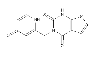 3-[(4-keto-1H-pyridin-2-yl)methyl]-2-thioxo-1H-thieno[2,3-d]pyrimidin-4-one