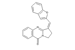 Image of 3-(benzofuran-2-ylmethylene)-1,2-dihydropyrrolo[2,1-b]quinazolin-9-one