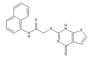 2-[(4-keto-1H-thieno[2,3-d]pyrimidin-2-yl)thio]-N-(1-naphthyl)acetamide