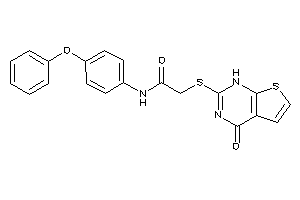 2-[(4-keto-1H-thieno[2,3-d]pyrimidin-2-yl)thio]-N-(4-phenoxyphenyl)acetamide