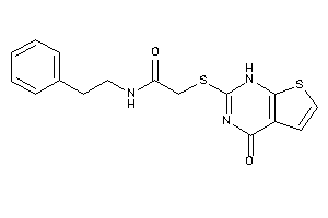 Image of 2-[(4-keto-1H-thieno[2,3-d]pyrimidin-2-yl)thio]-N-phenethyl-acetamide