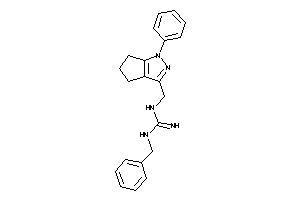 1-benzyl-3-[(1-phenyl-5,6-dihydro-4H-cyclopenta[c]pyrazol-3-yl)methyl]guanidine