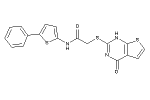 2-[(4-keto-1H-thieno[2,3-d]pyrimidin-2-yl)thio]-N-(5-phenyl-2-thienyl)acetamide