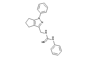 1-phenyl-3-[(1-phenyl-5,6-dihydro-4H-cyclopenta[c]pyrazol-3-yl)methyl]guanidine