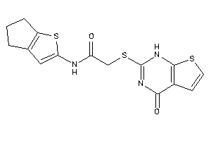 N-(5,6-dihydro-4H-cyclopenta[b]thiophen-2-yl)-2-[(4-keto-1H-thieno[2,3-d]pyrimidin-2-yl)thio]acetamide