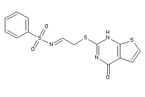 Image of N-[2-[(4-keto-1H-thieno[2,3-d]pyrimidin-2-yl)thio]ethylidene]benzenesulfonamide