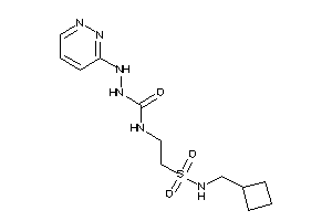 1-[2-(cyclobutylmethylsulfamoyl)ethyl]-3-(pyridazin-3-ylamino)urea