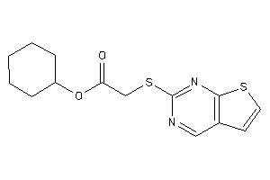 2-(thieno[2,3-d]pyrimidin-2-ylthio)acetic Acid Cyclohexyl Ester