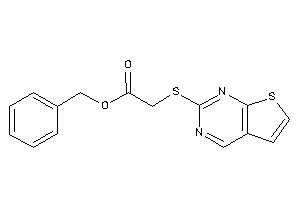 2-(thieno[2,3-d]pyrimidin-2-ylthio)acetic Acid Benzyl Ester