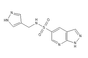 N-(1H-pyrazol-4-ylmethyl)-1H-pyrazolo[3,4-b]pyridine-5-sulfonamide