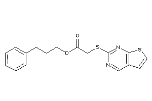 2-(thieno[2,3-d]pyrimidin-2-ylthio)acetic Acid 3-phenylpropyl Ester