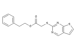 2-(thieno[2,3-d]pyrimidin-2-ylthio)acetic Acid Phenethyl Ester