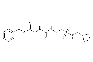 Image of 2-[2-(cyclobutylmethylsulfamoyl)ethylcarbamoylamino]acetic Acid Benzyl Ester