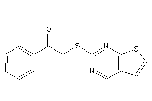 1-phenyl-2-(thieno[2,3-d]pyrimidin-2-ylthio)ethanone