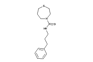 N-(3-phenylpropyl)-1,4-thiazepane-4-carboxamide