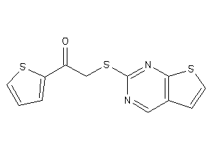 2-(thieno[2,3-d]pyrimidin-2-ylthio)-1-(2-thienyl)ethanone