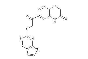 6-[2-(thieno[2,3-d]pyrimidin-2-ylthio)acetyl]-4H-1,4-benzoxazin-3-one