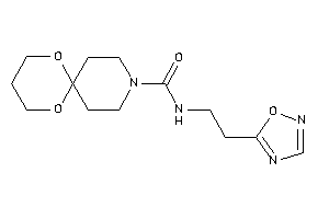 N-[2-(1,2,4-oxadiazol-5-yl)ethyl]-7,11-dioxa-3-azaspiro[5.5]undecane-3-carboxamide