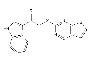 1-(1H-indol-3-yl)-2-(thieno[2,3-d]pyrimidin-2-ylthio)ethanone