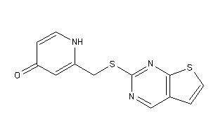 2-[(thieno[2,3-d]pyrimidin-2-ylthio)methyl]-4-pyridone