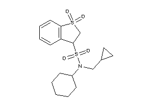 N-cyclohexyl-N-(cyclopropylmethyl)-1,1-diketo-2,3-dihydrobenzothiophene-3-sulfonamide