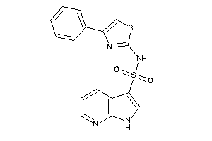 N-(4-phenylthiazol-2-yl)-1H-pyrrolo[2,3-b]pyridine-3-sulfonamide