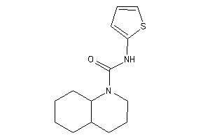 N-(2-thienyl)-3,4,4a,5,6,7,8,8a-octahydro-2H-quinoline-1-carboxamide