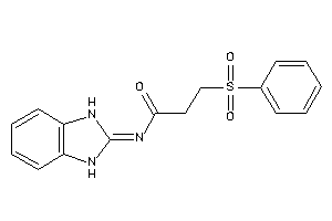 Image of 3-besyl-N-(1,3-dihydrobenzimidazol-2-ylidene)propionamide