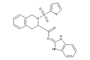 N-(1,3-dihydrobenzimidazol-2-ylidene)-2-(2-thienylsulfonyl)-3,4-dihydro-1H-isoquinoline-3-carboxamide