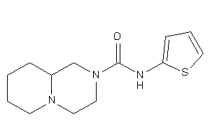 Image of N-(2-thienyl)-1,3,4,6,7,8,9,9a-octahydropyrido[1,2-a]pyrazine-2-carboxamide