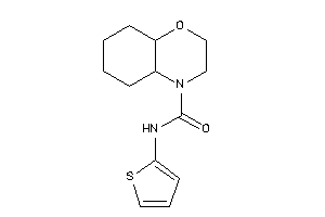 N-(2-thienyl)-2,3,4a,5,6,7,8,8a-octahydrobenzo[b][1,4]oxazine-4-carboxamide