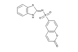 N-(3H-1,3-benzothiazol-2-ylidene)-2-keto-chromene-6-sulfonamide