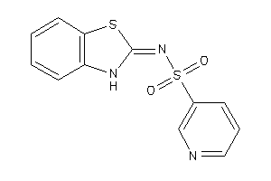N-(3H-1,3-benzothiazol-2-ylidene)pyridine-3-sulfonamide