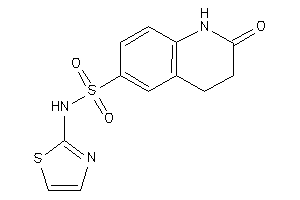 2-keto-N-thiazol-2-yl-3,4-dihydro-1H-quinoline-6-sulfonamide