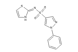 1-phenyl-N-(4-thiazolin-2-ylidene)pyrazole-4-sulfonamide