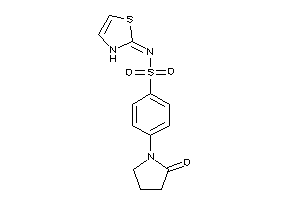 4-(2-ketopyrrolidino)-N-(4-thiazolin-2-ylidene)benzenesulfonamide