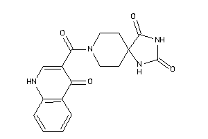 8-(4-keto-1H-quinoline-3-carbonyl)-2,4,8-triazaspiro[4.5]decane-1,3-quinone