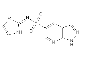 Image of N-(4-thiazolin-2-ylidene)-1H-pyrazolo[3,4-b]pyridine-5-sulfonamide