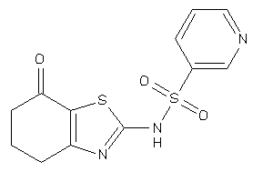 N-(7-keto-5,6-dihydro-4H-1,3-benzothiazol-2-yl)pyridine-3-sulfonamide