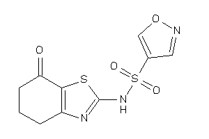 N-(7-keto-5,6-dihydro-4H-1,3-benzothiazol-2-yl)isoxazole-4-sulfonamide