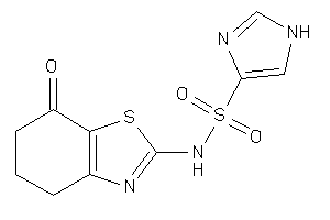 Image of N-(7-keto-5,6-dihydro-4H-1,3-benzothiazol-2-yl)-1H-imidazole-4-sulfonamide